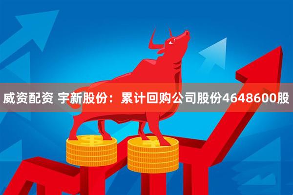 威资配资 宇新股份：累计回购公司股份4648600股